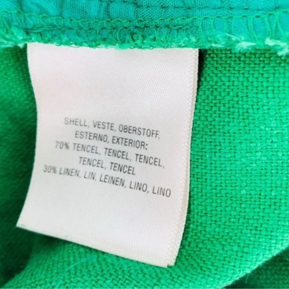 🍀Anthropologie Elevenses The Brighton Linen pants - Picture 4 of 6